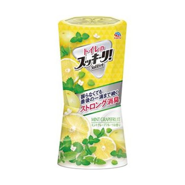 （まとめ）アース製薬 室内用便器のスッキーリ！ペパーミントグレープフルーツ 400ml 1個【×20仕掛ける】 日用品雑貨・文房具・手芸-日用消耗品-消臭剤・芳香剤