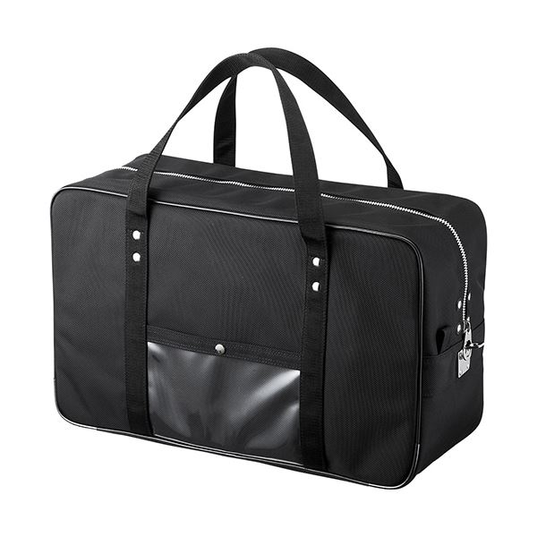 サンワサプライ メールボストンバッグLサイズ ブラック BAG-MAIL2BK 1個
