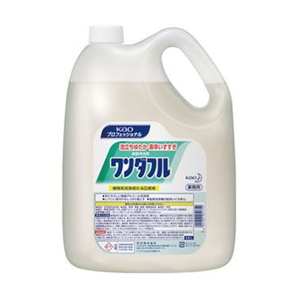 公式ショップ まとめ 花王 ワンダフル 1本 4.5L 業務用 日用消耗品