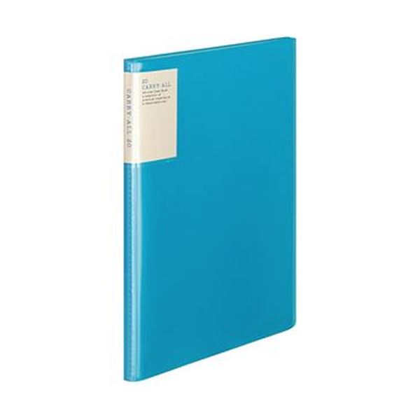 （まとめ）コクヨ 読みやすい書き付け（持ちはこび櫂）くっ付ける式・背衣嚢 A4タテ 20衣嚢 背幅13粍 青 ラ-5001B 1仕掛ける（6冊）【×5仕掛ける】