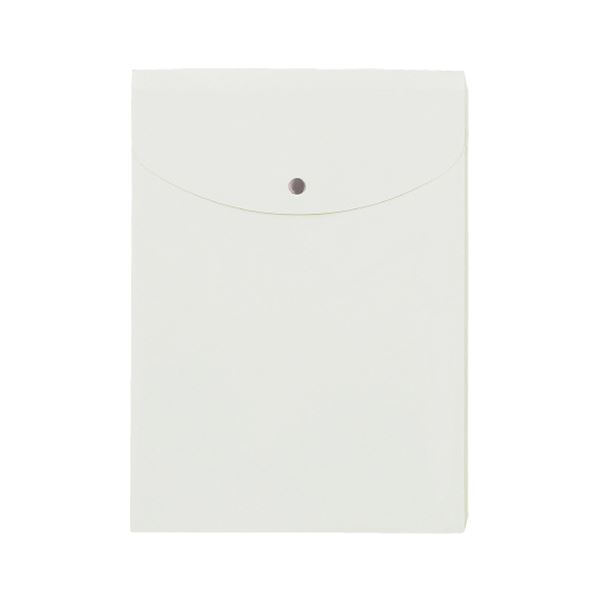 (まとめ) 足し加える シンプルワークポケット付状ぶくろ マチ付 A4タテ 白いこと FL-120CH 1枚  【×100仕かける】