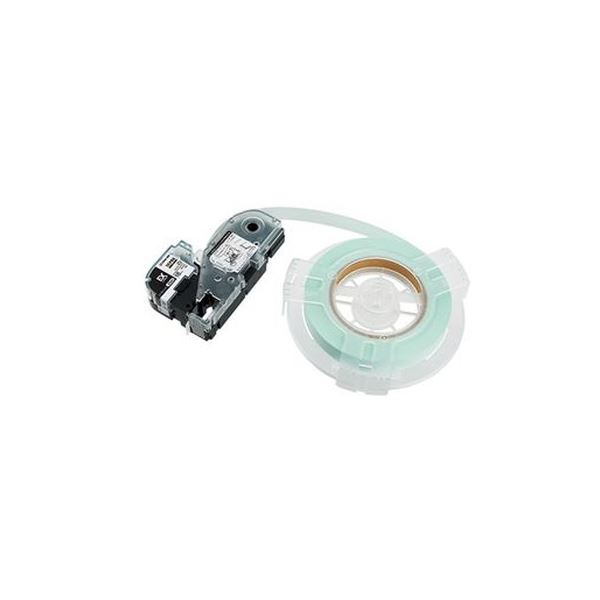 (まとめ)キングジム テプラPROテープ EX詰替 SS18K-EXR 白に黒文字 18mm