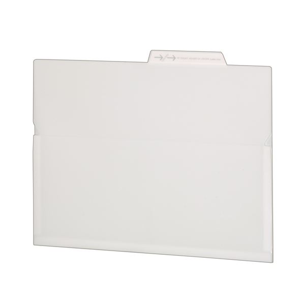 (まとめ) ライオン事務器 PPポケットホルダーA4 ホワイト マチ付 LFS-12PH 1セット(5冊) 【×10セット】