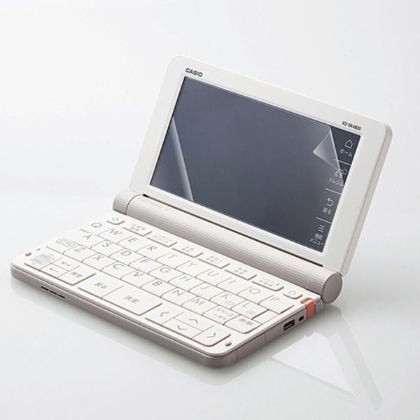 （まとめ）エレコム 陰電子字引き写真フィルム/ブルーライトカット/L大きさ/CASIO DJP-TP032BL【×5仕掛ける】