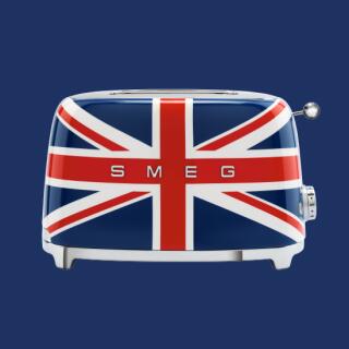 ★アウトネットボール★【飾りつけ箱に持ちはこび時疵付けるあり】【日本置き目品】smeg Toaster TSF01 Union Jack単位労働組合手玉 /SMEG/スメッグ/トースター/イタリア共和国家電