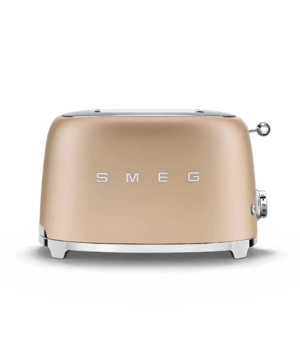 ★アウトネットボール★【飾りつけ箱に持ちはこび時傷つけるあり】【日本定まり品】smeg Toaster TSF01 ChampagneMat t三鞭酒つや消し /SMEG/スメッグ/トースター/イタリア共和国家電