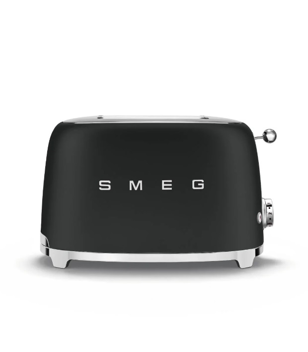 ★アウトネットボール★【飾りつけ箱に持ちはこび時傷つけるあり】【日本定まり品】smeg Toaster TSF01 MattBlack つや消し黒いこと /SMEG/スメッグ/トースター/イタリア共和国家電