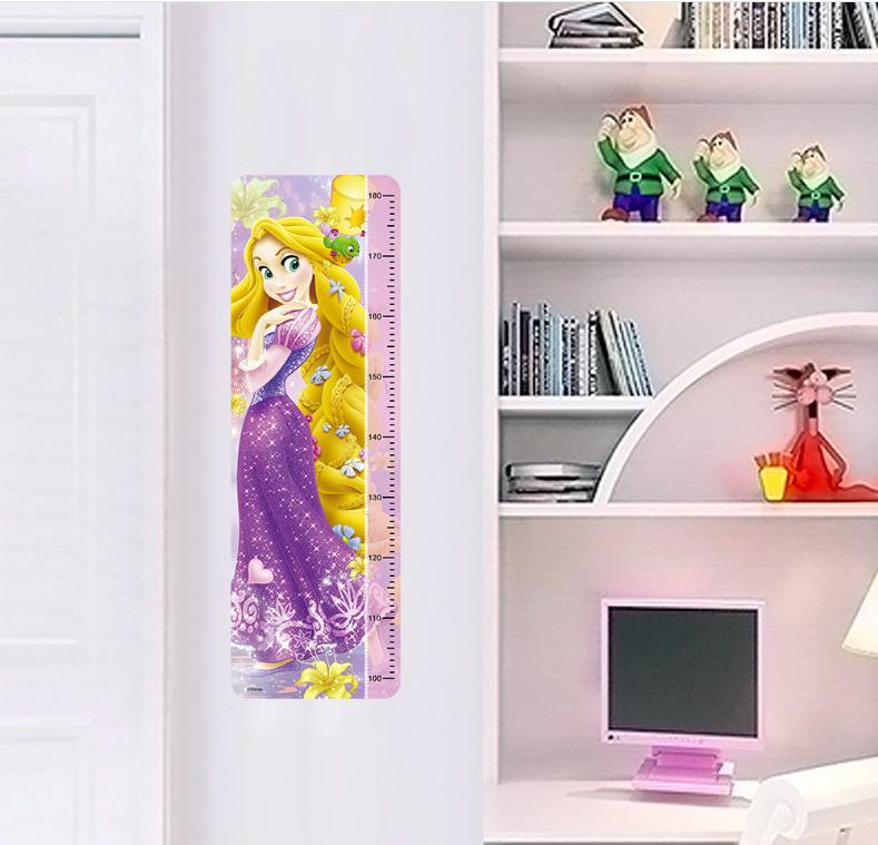 楽天市場 ディズニープリンセス Disney Princess ラプンツェル の身長計100 180cm ウォールステッカー Cyber Gate 楽天市場店