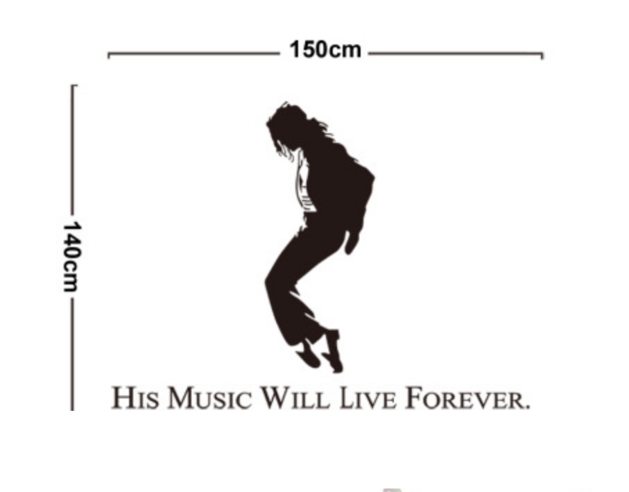 楽天市場 マイケル ジャクソン Michael Jackson His Music Will Live Forever ウォールステッカー ウォール ステッカー ポスター シール 北欧 激安 貼って はがせる 壁紙 壁シール 子供部屋 Cg 永遠のスター ウォール ステッカー ポスター 壁シール Cyber Gate