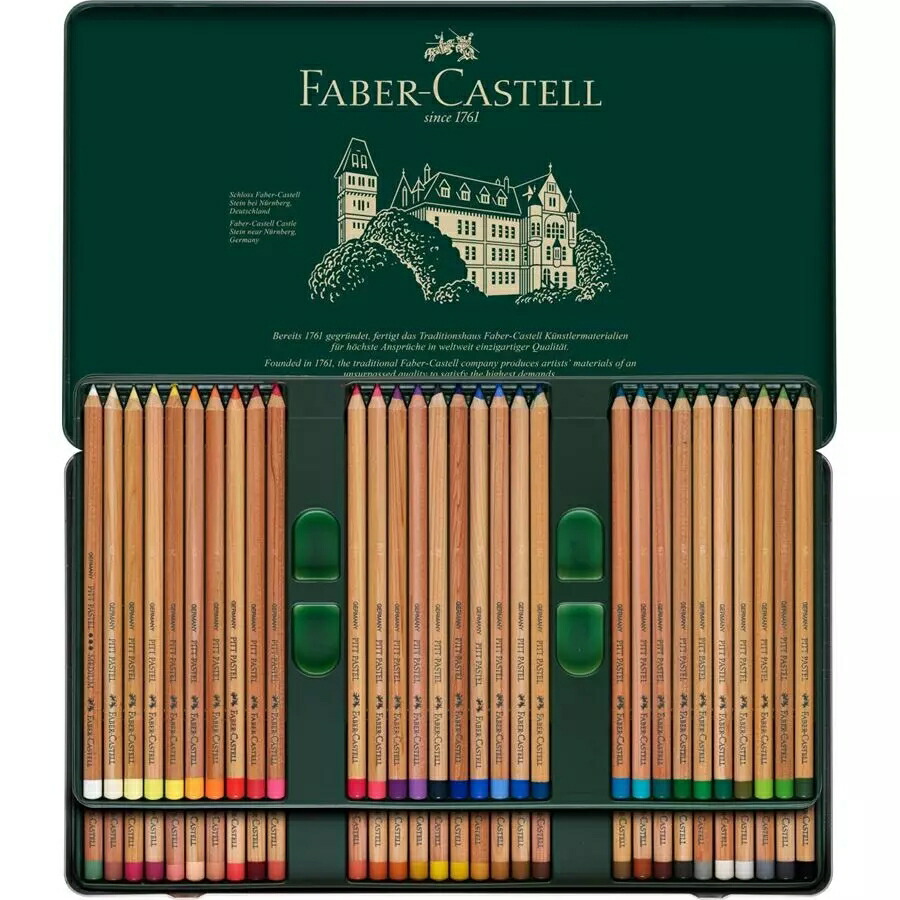 新着商品 楽天市場 ファーバーカステル Faber Castell ピットパステル色鉛筆 60色セット 缶入 安心の海外正規品 直輸入 大人の塗り絵 色えんぴつ 写生 スケッチ 似顔絵 パステル ドイツ 鉛筆 筆記具 文房具 文具 ぬり絵 デッサン 画材 コロリアージュ 慶應式