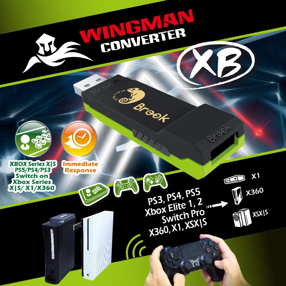 市場 Brook One 360 PS4 Pro PS5 Elite1 Wingman Switch PS3 Xbox コントローラー用 Series  Elite2 XB ウィングマンXBコンバーター