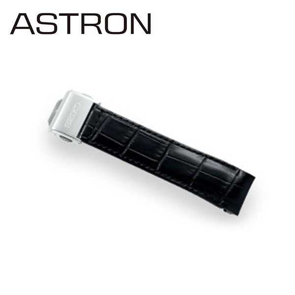 セイコー アストロン SEIKO ASTRON GPSソーラーモデル 革製オプションバンド 腕時計 ベルト 時計ベルト R7X13AC ブラック 黒 ステンレススチール 21mm 195mm標準サイズ ASTRON ORIGIN 5X/3X対象 正規品|MSG 時計ベルトショップ