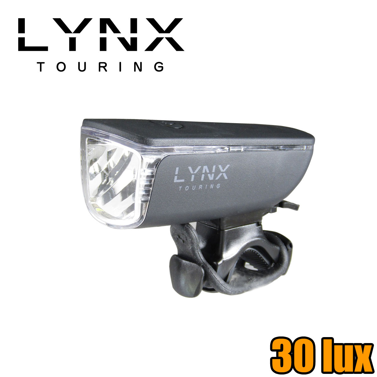 LYNX TOURING リンクスツーリング LINX スーパーブライト2LEDヘッドライトブラック LX-120P