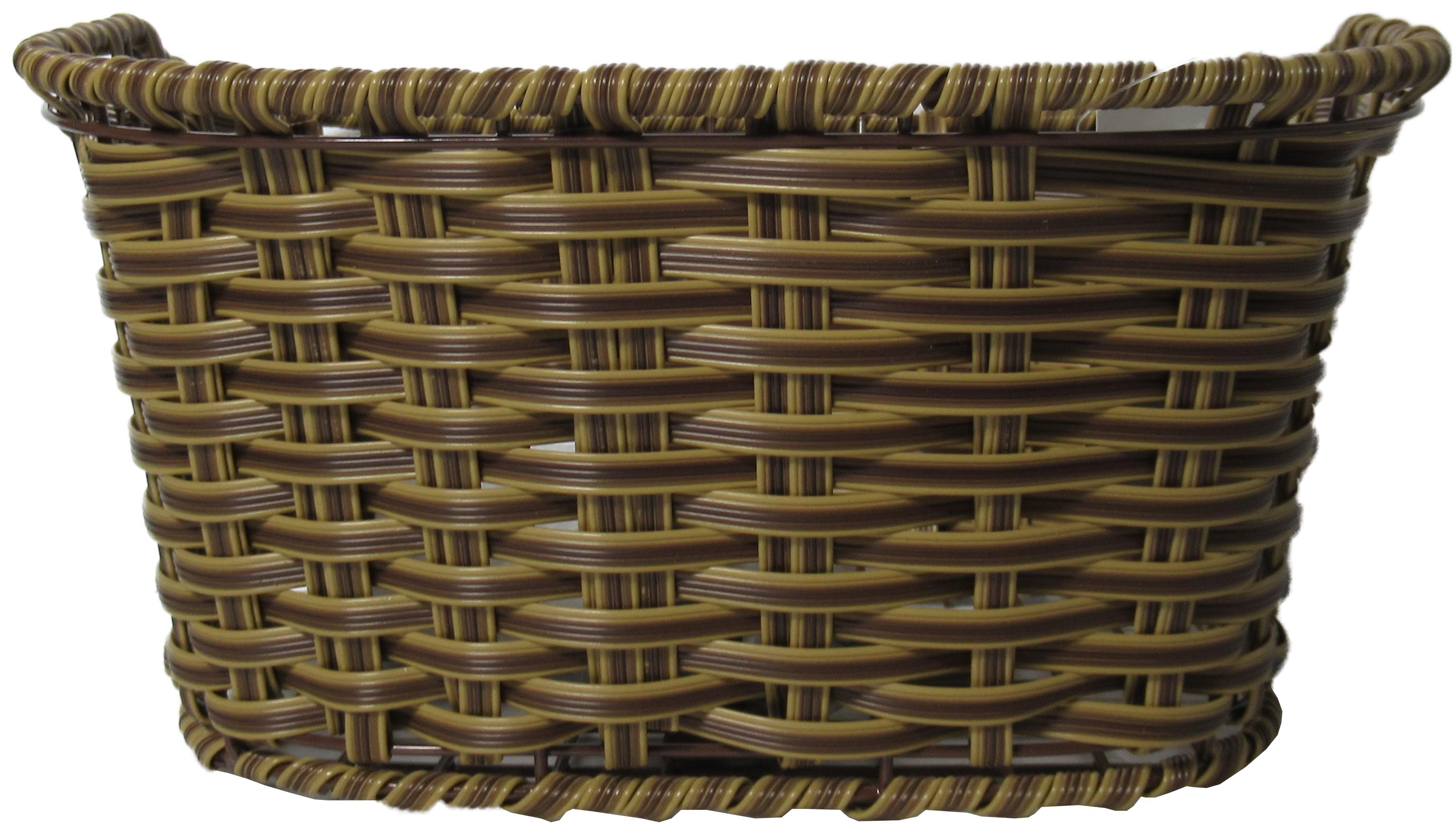 楽天市場】自転車 カゴ 大きい ワイド 前用 フロント おしゃれ 半籐風