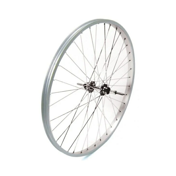 楽天市場】自転車 前車輪 26 x 1.5 アルミ HE26 x 1.5 シルバー