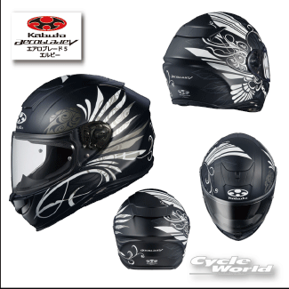 ☆○【OGKKABUTO】AEROBLADE5エアロブレード5フルフェイスヘルメットNEWモデル軽量軽い内装フル脱着クールマックスインナーCOOLMAXオージーケーカブト2017【バイク用品】