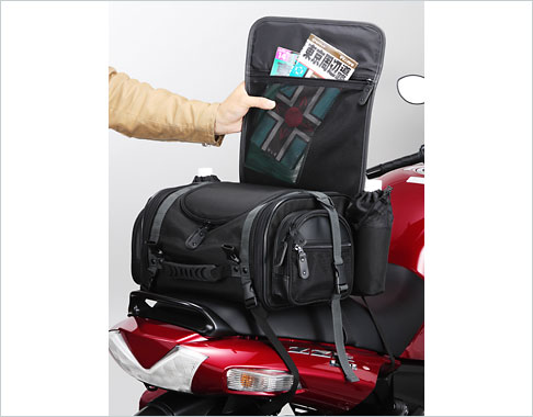 タナックスTANAXモトフィズMOTO-FIZZミニフィールドバッグMINIFIELDSEATBAGカラーブラック