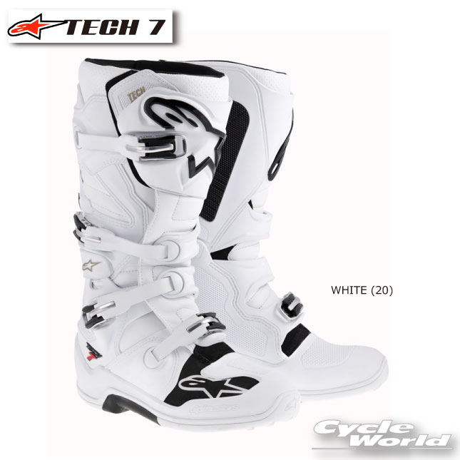 楽天市場】☆正規品【ALPINESTARS】TECH 7 (カラー21) WHITE BLACK