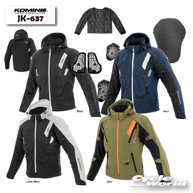 コミネ ジャケット   秋冬  美品 楽天市場】☆2025-26 秋冬【KOMINE】 JK-636 エニグマG2ウインター