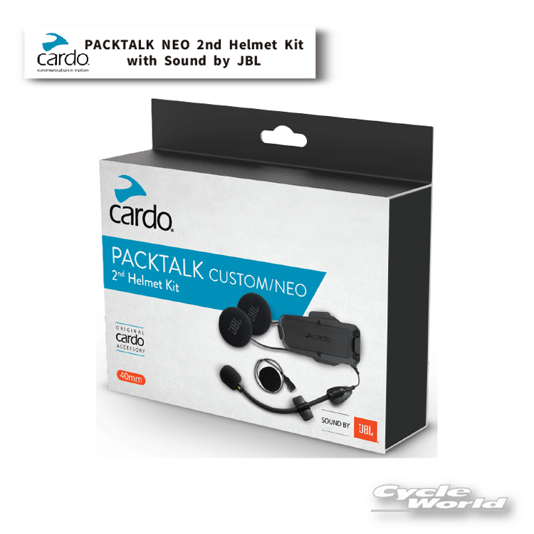 【未使用品】Cardo Packtalk Slim インカム2台 カルド インカム バイクインカム 日本語説明書付き cardo