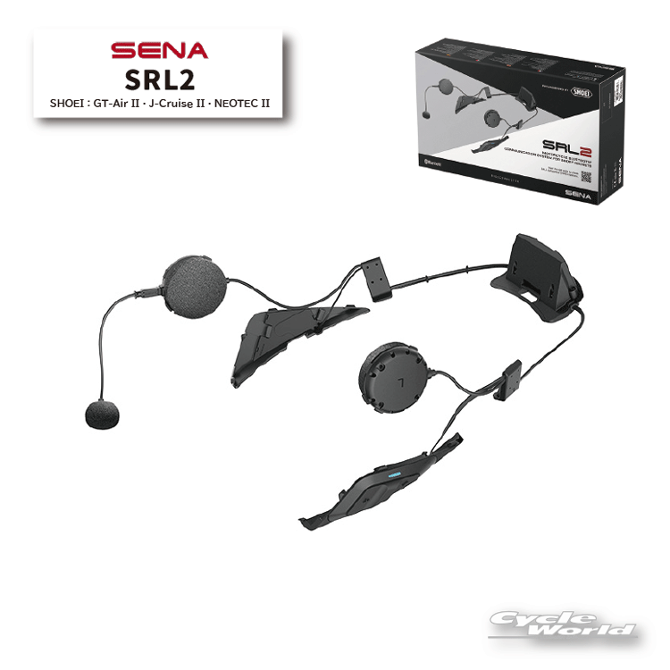 ☆【あす楽対応】正規品 3年保証【SENA】《SRL2》SRL-02　セナ　Bluetooth　オートバイ用インカム　SHEOI　GT-Air II　 J-Cruise II　NEOTEC II　ヘルメット用 0411193【バイク用品】 | バイク用品専門店サイクルワールド