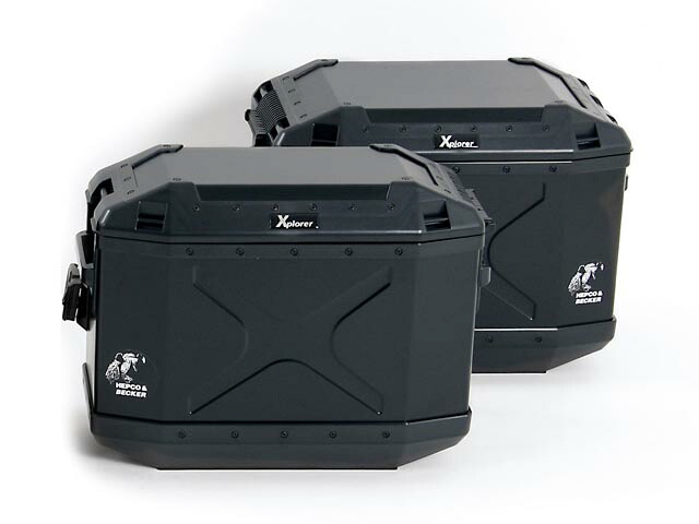 ☆《HEPCO&BECKER》（610213-0001）XPLORER　サイドケース30　左側　ブラック 　ハードケース　リアボックス リアキャリア パニアケース リアケース トップケース 頑丈　エクスプローラー　ヘプコ＆ベッカー ヘプコアンドベッカー【バイク用品】