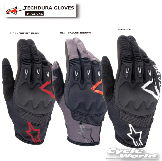 ☆正規品【ALPINESTARS】TECHDURA GLOVES《3564524》 テクデュラ グローブ ツーリング オフロード アルパインスターズ イタリア 取り寄せ【バイク用品】