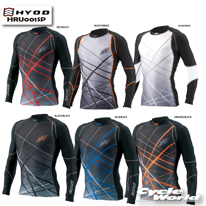 ☆【HYOD】HRU001SP　BOOST UNDER SHIRTS〔SPLASH〕 アンダーシャツ　インナーシャツ　ヒョウドウプロダクツ【バイク用品】