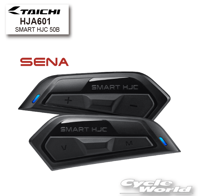 * 【RS TAICHI】正規品 2年保証【SENA】HJA601　SMART HJC 50B　セナ 　SENA メッシュ +Bluetooth　オートバイ用インカム 　SMART HJCヘルメット専用　RSタイチ【バイク用品】