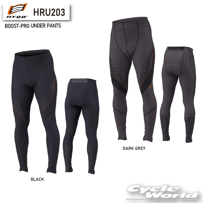 ☆【HYOD】HRU203　BOOST-PRO UNDER PANTS 　アンダーパンツ　ヒョウドウプロダクツ【バイク用品】