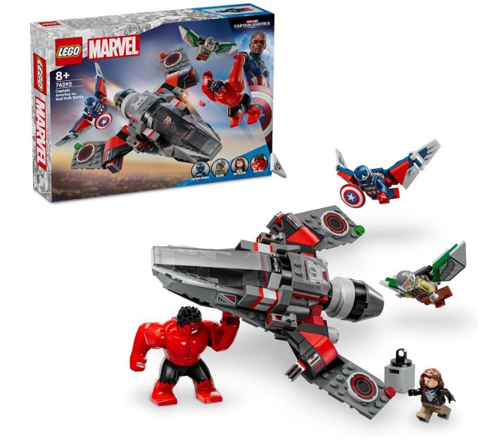楽天市場】レゴ(R) マーベル キャプテン・アメリカとレッド・ハルクの