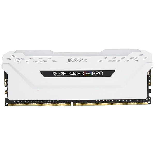DDR4-3200MHz デスクトップPC用 メモリ VENGANCE RGBシリーズ 16GB [8GB&times;2枚] ホワィト CMW16GX4M2E3200C16W｜サイクルコネクション店