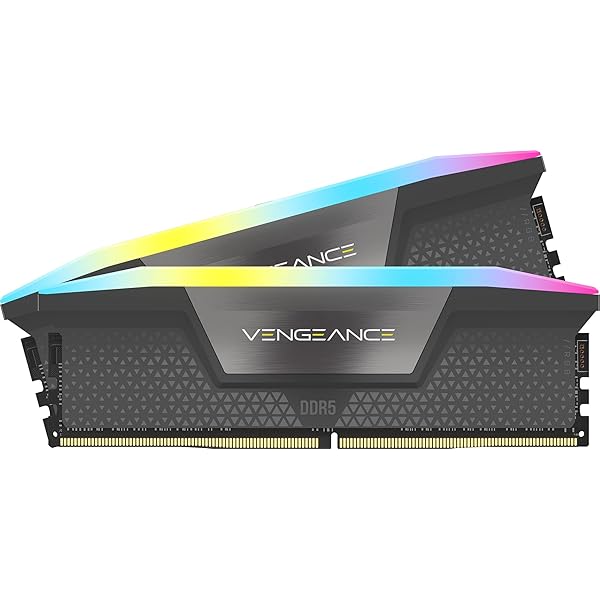 DDR5-6400MHz 事務机とっ始めパソコン用記憶装置 VENGEANCE RGB DDR5続きもの AMD EXPO \u0026 Intel XMP記憶装置一揃いの道具 32GB 黒いこと [16GB×2枚] CMH32GX5M2B6400Z36