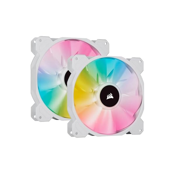 iCUE SP140 RGB ELITE Performance 140粍 PWM Dual Fan Kit with Lighting Node CORE ホワィト マイコン入れもの気違い 14糎 CO-9050139-WW