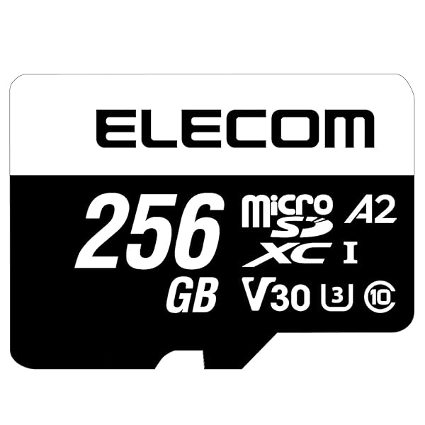 MicroSDXC歌留多 256GB 見聞立てなおす客あしらい付 映像媒体素早さ社会階級相応う UHS-I U3 V30 MF-MS256GU13A2R