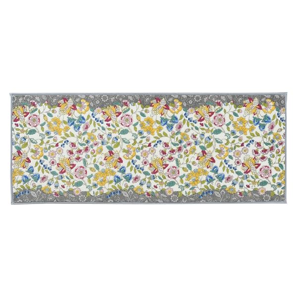 MINTON ミントン キッチンマット ガーデンナチュール ライトグレー 50&times;180cm FT1230｜サイクルコネクション店