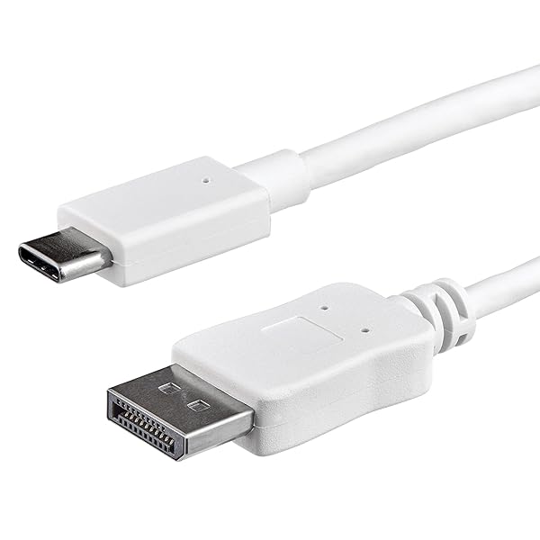 USB-C - DisplayPort見せびらかす有線テレビ USB Type-C - 見せびらかす界面取り替えっこアダプター 1m 4K/60サイクル 白いこと CDP2DPMM1MW