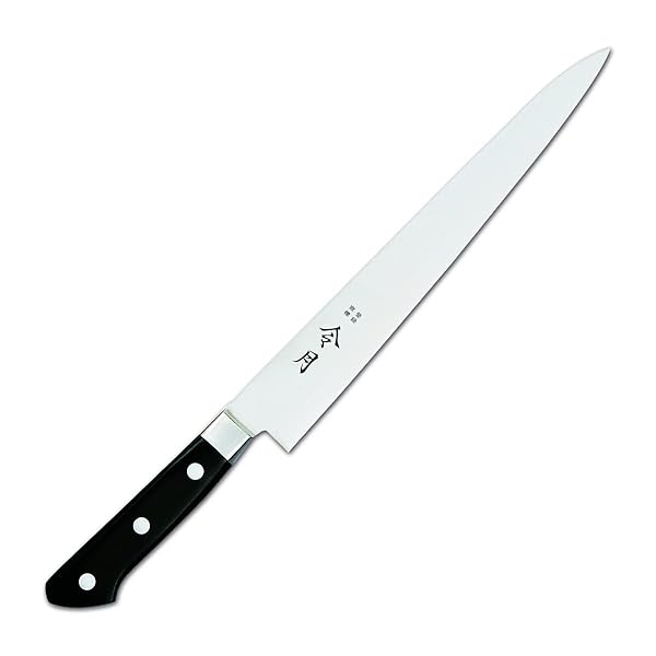 令月 口金付きモリブデン特殊鋼庖丁 筋引 270mm FC-1044 ステンレス 自然木｜サイクルコネクション店