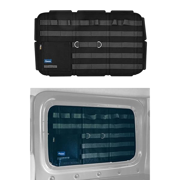 ミグラトレイル(Migratrail) ジムニー(JB64W)/ジムニーシエラ(JB74W)用 モールシステムシェード 運転席側用 MIGRATRAILｘCCcoupler コラボレーションモデル 多機能シェード 加工不要 CORDURA 日本製 G｜サイクルコネクション店 13,846円