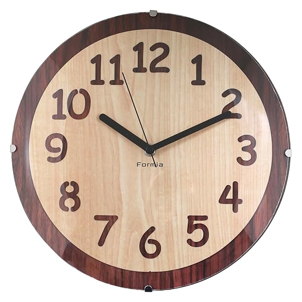 楽天市場】掛け時計 電波 白 340×340×45mm KX269W : サイクル