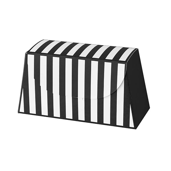 日本製 ギフトボックス フィエルテ 台形 BOX L 黒 18(14.5)×9.5×7.5(6)cm 20枚  FIE-GBL