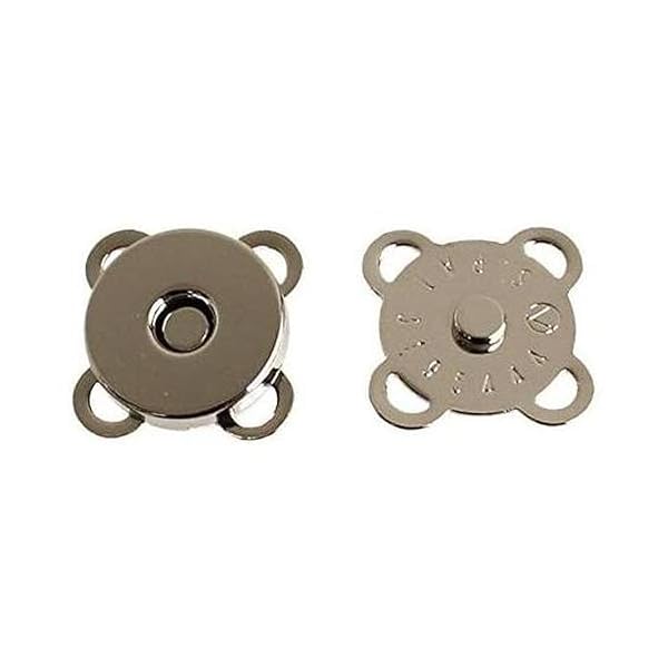 仕立てもの後ばらい磁石 しろがね色 φ15粍 30組入 SM2-S-30