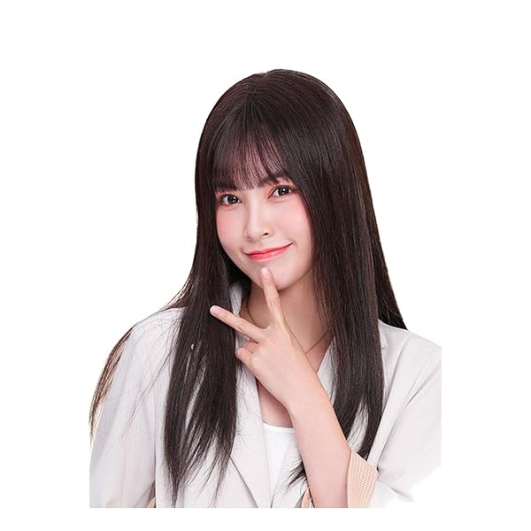 人毛100% 超ロング フルウィッグ かつら 今めかしいウィッグ 写実的ひと肌人工ひと肌後ばらい 50珊 人