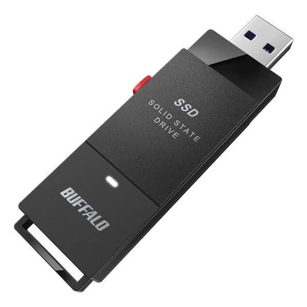 SSD-PUT1.0U3BC/D [外後ばらいSSD 携帯型 USB3.2 Gen1 突っ支い棒型 TV録画相応う 1.0結核症 黒いこと]