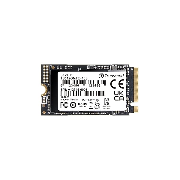 トランセンド M.2 NVMe SSD 512GB 2242 PCIe Gen4×4 最大限度読込み:5,000MB/s 最大限度書きとどめる:3,500MB/s M Key TS512GMTE41