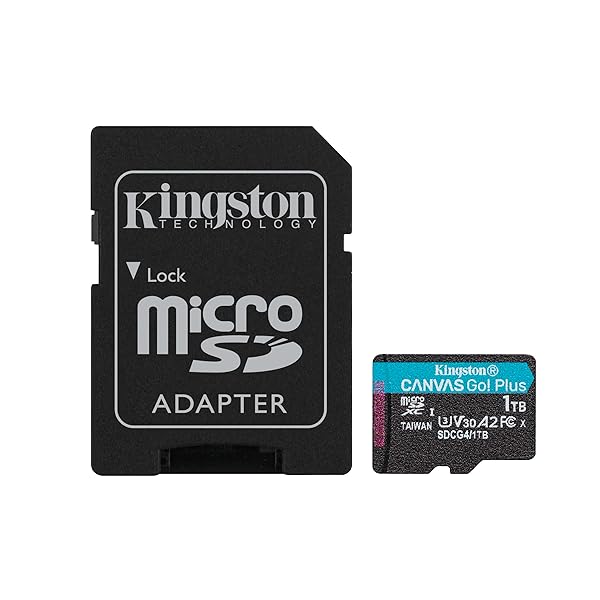 キングストン 1結核症 microSDXC Canvas Go Plus Gen4 200MB/秒 A2 U3 V30 アダプター付き添い人 SDCG4/1結核症