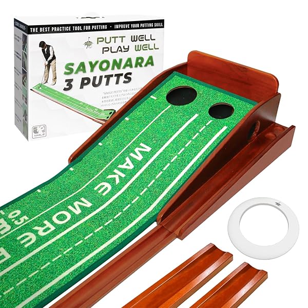 (エヌマイル) パター練習マット パターマット練習器具 ゴルフ練習器具 トレーニング 自動返|サイクルコネクション店
