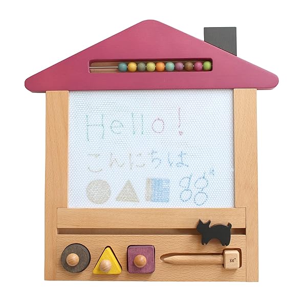 gg* お芸術家棲み家 お芸術家ゲーム盤 Oekaki House ジジ 知育手あそび 木製手あそび (Cat)