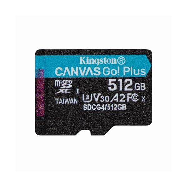 512GB microSDXC Canvas Go Plus Gen4 200MB/秒 A2 U3 V30 アダプター付き添い人 SDCG4/512GB