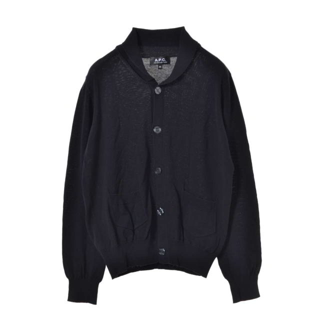 【楽天市場】A.P.C. コットン ニットカーディガン XS ブラック